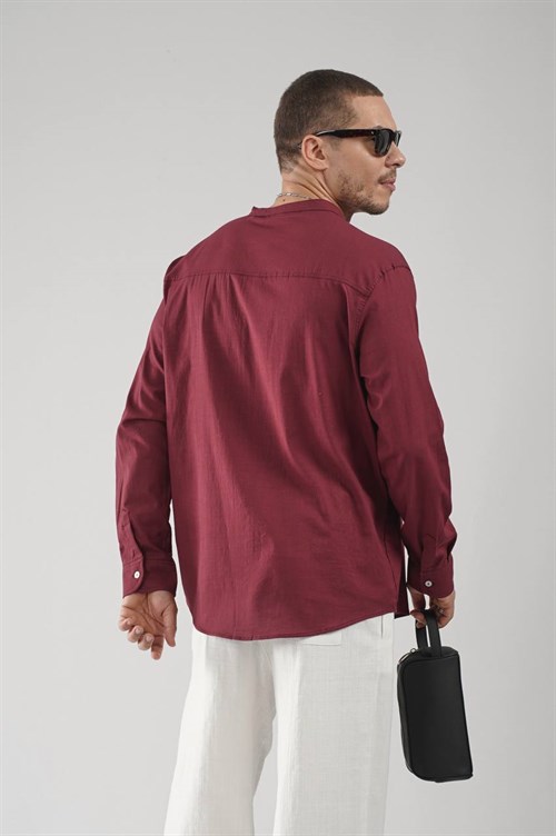 Wholesale Mens Bordeaux Shirt