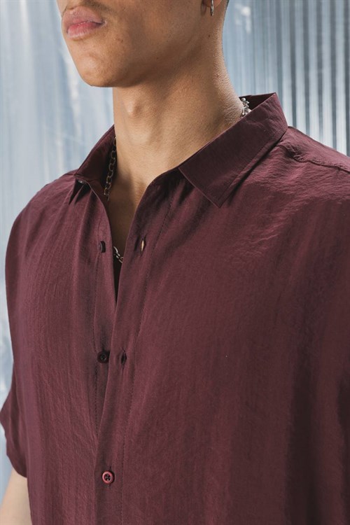 Wholesale Mens Bordeaux Shirt