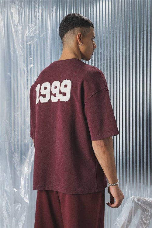 Wholesale Mens Bordeaux T-Shirt 