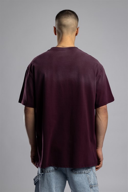 Wholesale Mens Bordeaux T-shirt