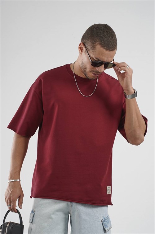 Wholesale Mens Bordeaux T-Shirt