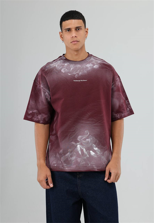 Wholesale Mens Bordeaux T-Shirt