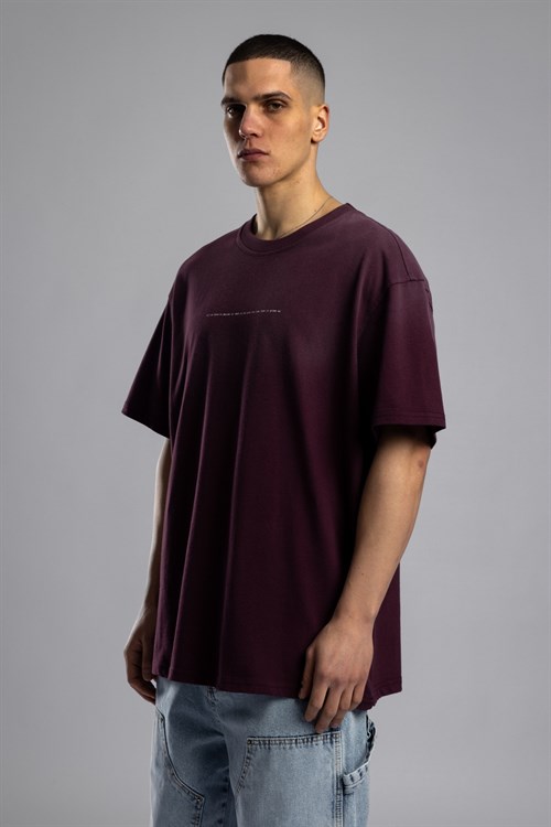 Wholesale Mens Bordeaux T-shirt
