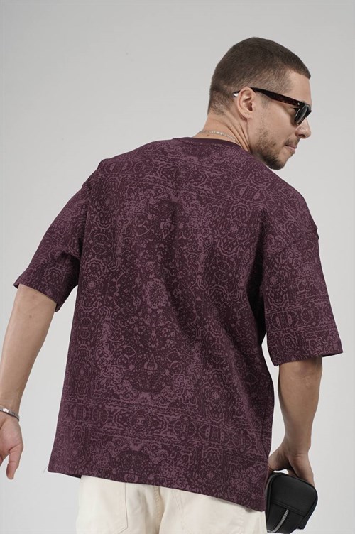 Wholesale Mens Bordeaux T-Shirt