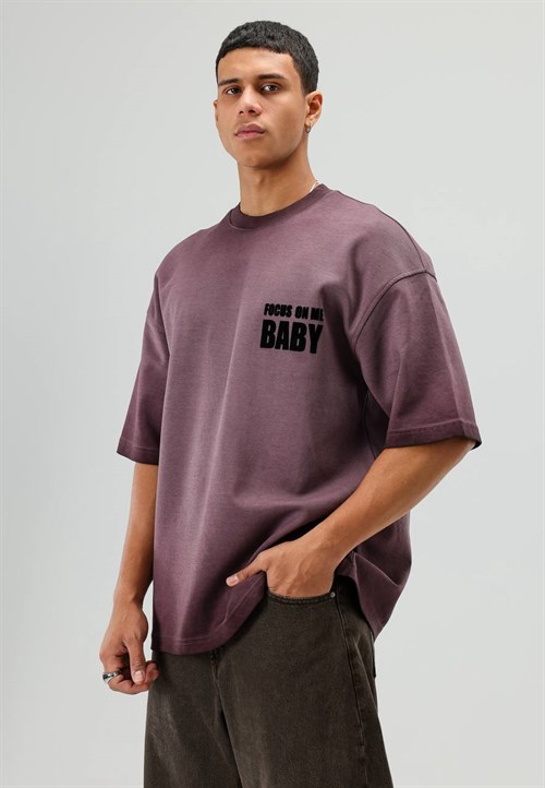 Wholesale Mens Bordeaux T-Shirt