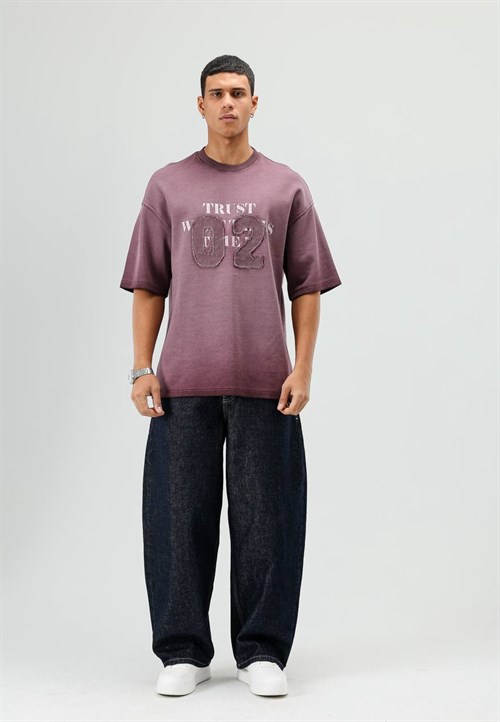 Wholesale Mens Bordeaux T-Shirt