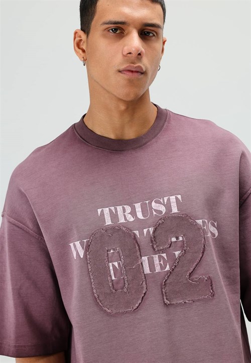 Wholesale Mens Bordeaux T-Shirt