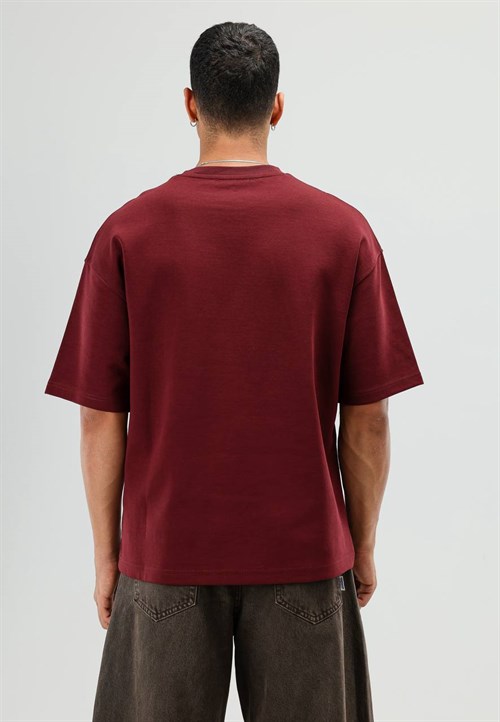 Wholesale Mens Bordeaux T-Shirt