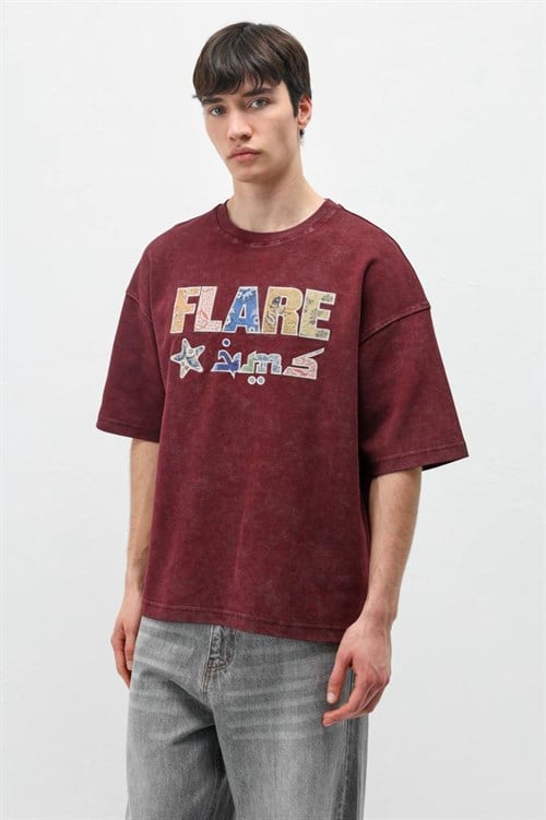 Wholesale Mens Bordeaux T-Shirt