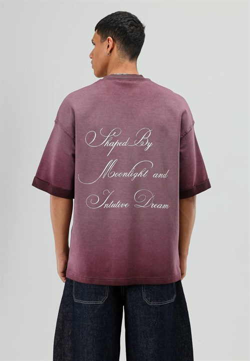 Wholesale Mens Bordeaux T-Shirt