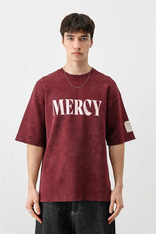 Wholesale Mens Bordeaux T-Shirt