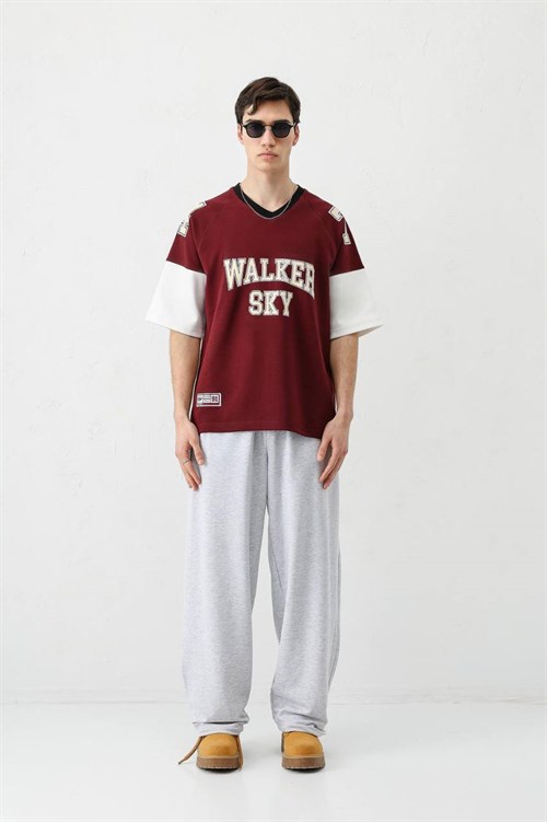 Wholesale Mens Bordeaux T-Shirt