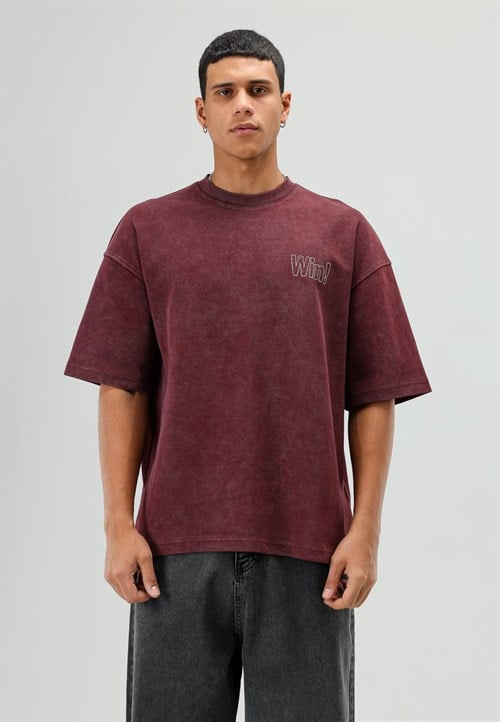 Wholesale Mens Bordeaux T-Shirt