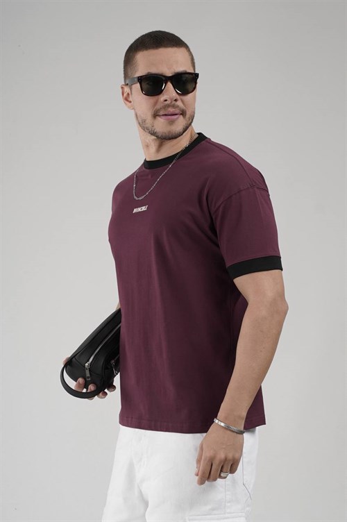Wholesale Mens Bordeaux T-Shirt