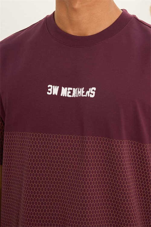 Wholesale Mens Bordeaux T-Shirt