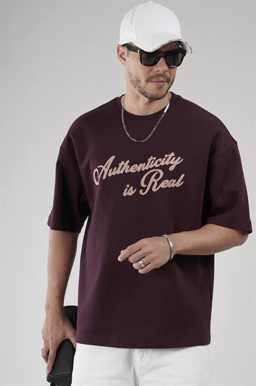 Wholesale Mens Bordeaux T-Shirt