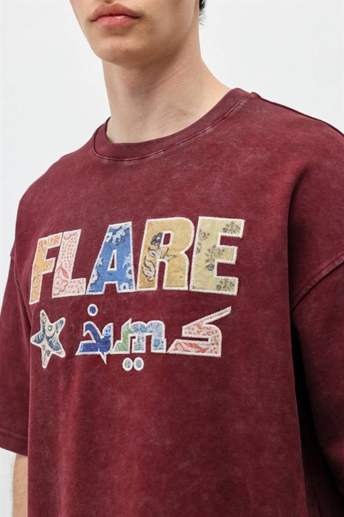 Wholesale Mens Bordeaux T-Shirt