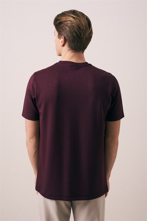 Wholesale Mens Bordeaux T-Shirt