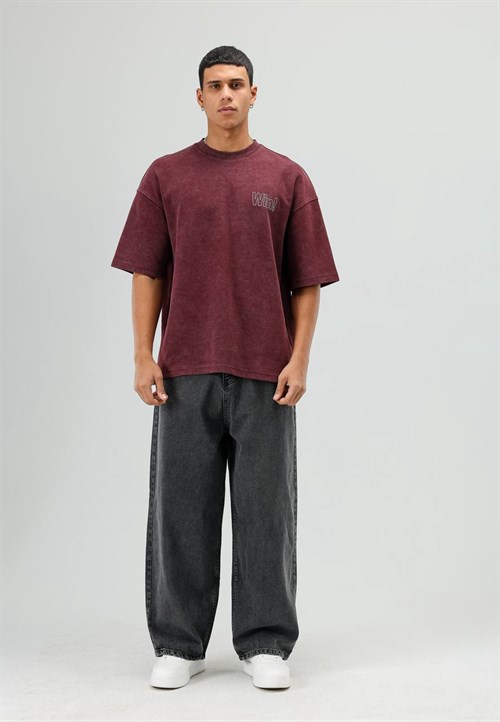Wholesale Mens Bordeaux T-Shirt