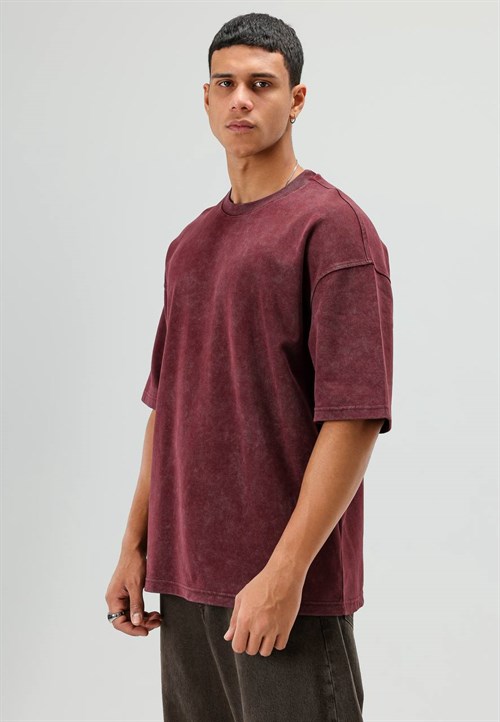 Wholesale Mens Bordeaux T-Shirt