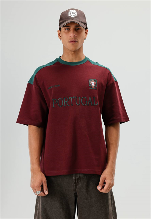 Wholesale Mens Bordeaux T-Shirt