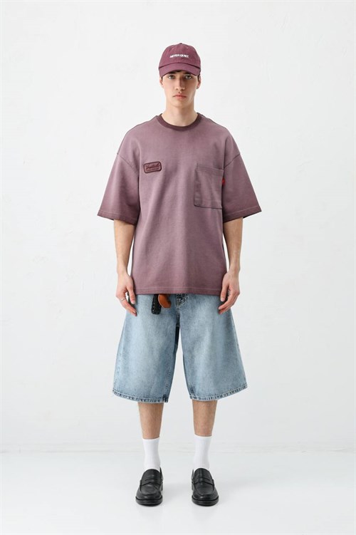 Wholesale Mens Bordeaux T-Shirt