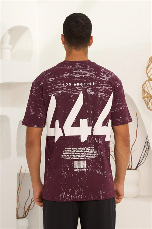 Wholesale Mens Bordeaux T-Shirt