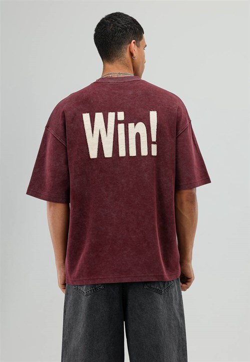 Wholesale Mens Bordeaux T-Shirt