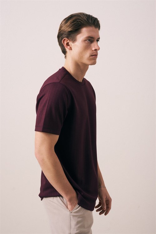 Wholesale Mens Bordeaux T-Shirt