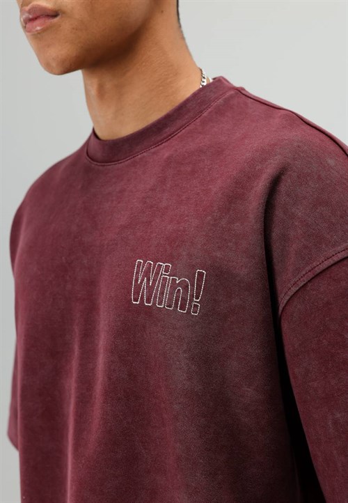 Wholesale Mens Bordeaux T-Shirt