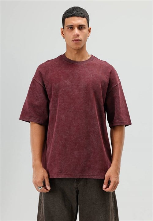 Wholesale Mens Bordeaux T-Shirt