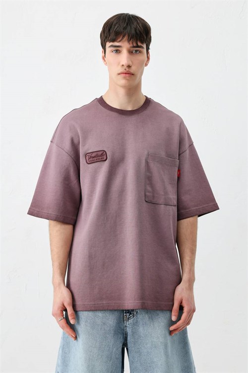 Wholesale Mens Bordeaux T-Shirt