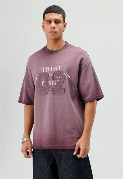 Wholesale Mens Bordeaux T-Shirt