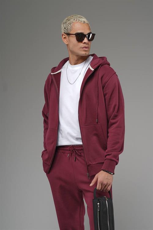 Wholesale Mens Bordeaux Tracksuit