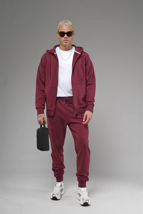 Wholesale Mens Bordeaux Tracksuit