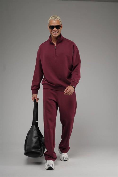 Wholesale Mens Bordeaux Tracksuit
