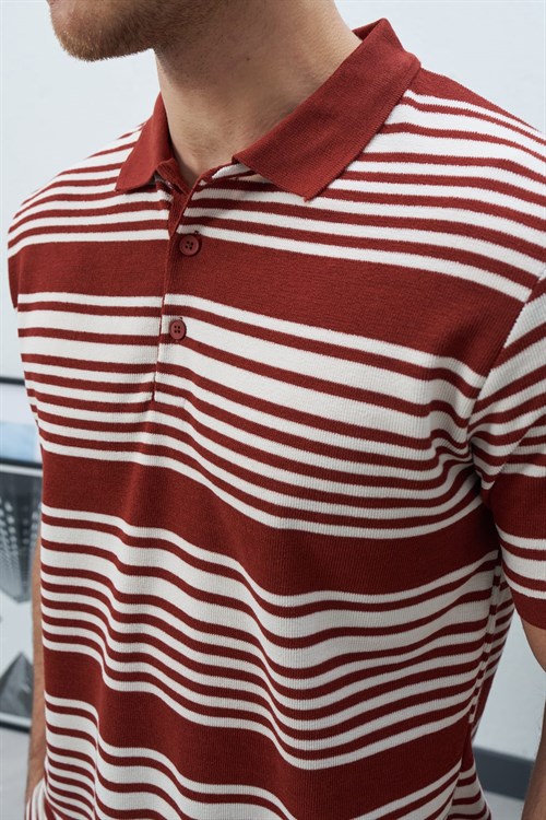 Wholesale Mens Brick Polo T-Shirt