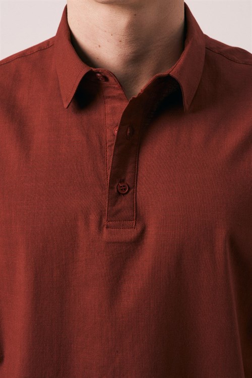 Wholesale Mens Brick Polo T-Shirt