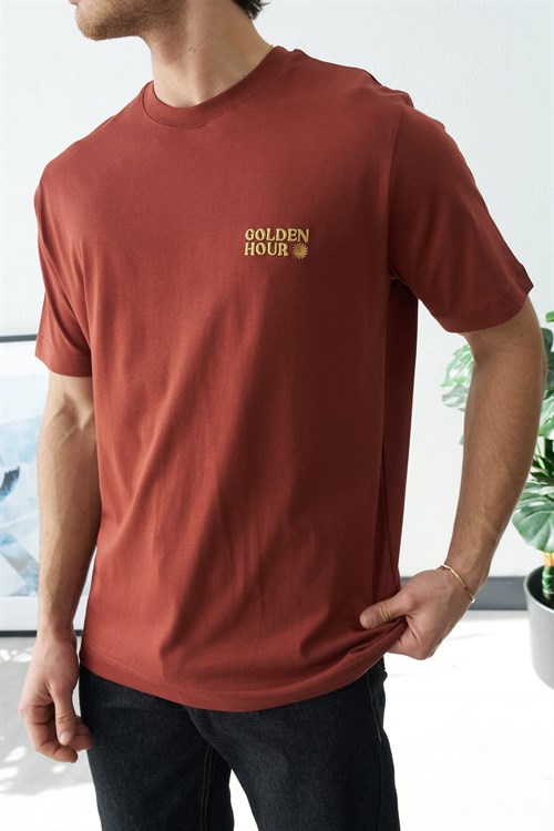 Wholesale Mens Brick T-Shirt