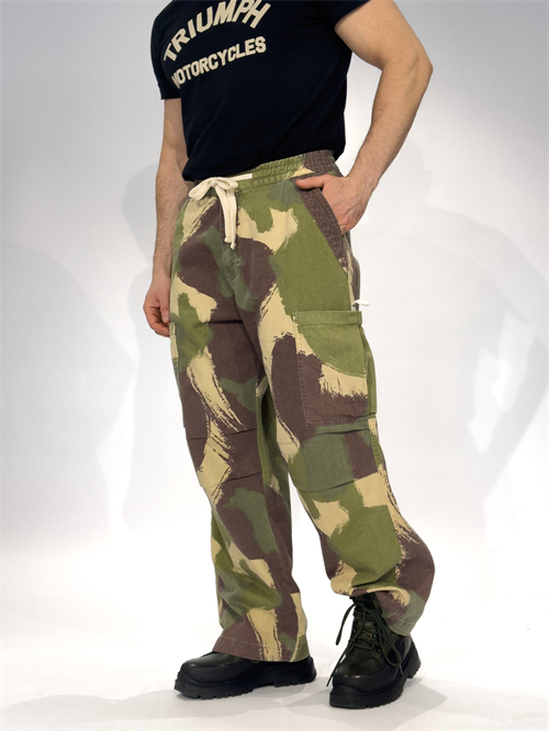 Wholesale Mens Brown Baggy Camo Pants