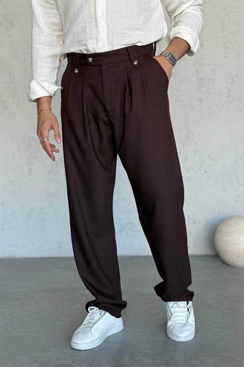 Wholesale Mens Brown Baggy Pants