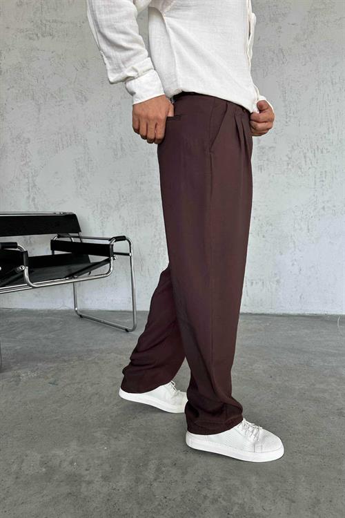 Wholesale Mens Brown Baggy Pants