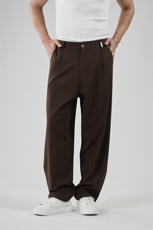 Wholesale Mens Brown Baggy Pants