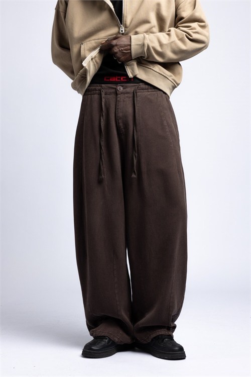 Wholesale Mens Brown Baggy Pants