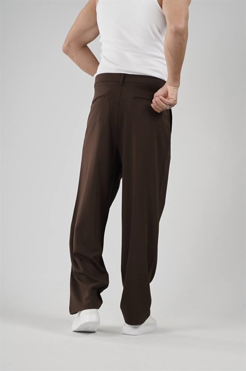 Wholesale Mens Brown Baggy Pants