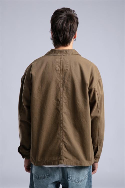 Wholesale Mens Brown Gabardine Jacket
