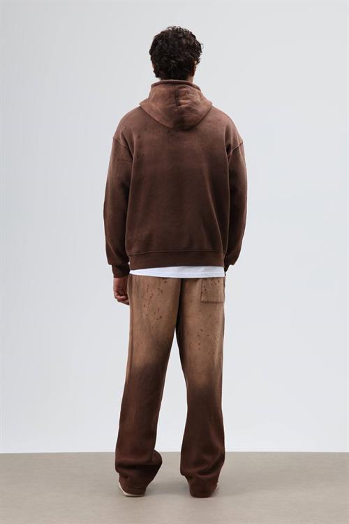 Wholesale Mens Brown Oversize Tracksuit 