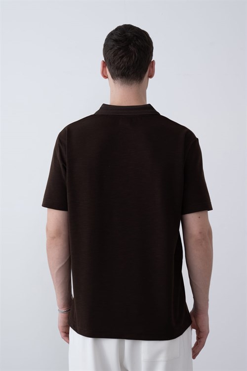 Wholesale Mens Brown Polo T-Shirt