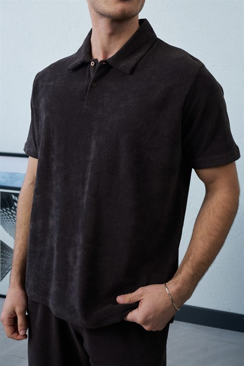 Wholesale Mens Brown Polo T-Shirt