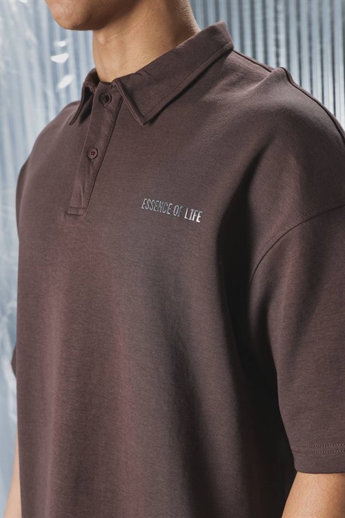Wholesale Mens Brown Polo T-Shirt 